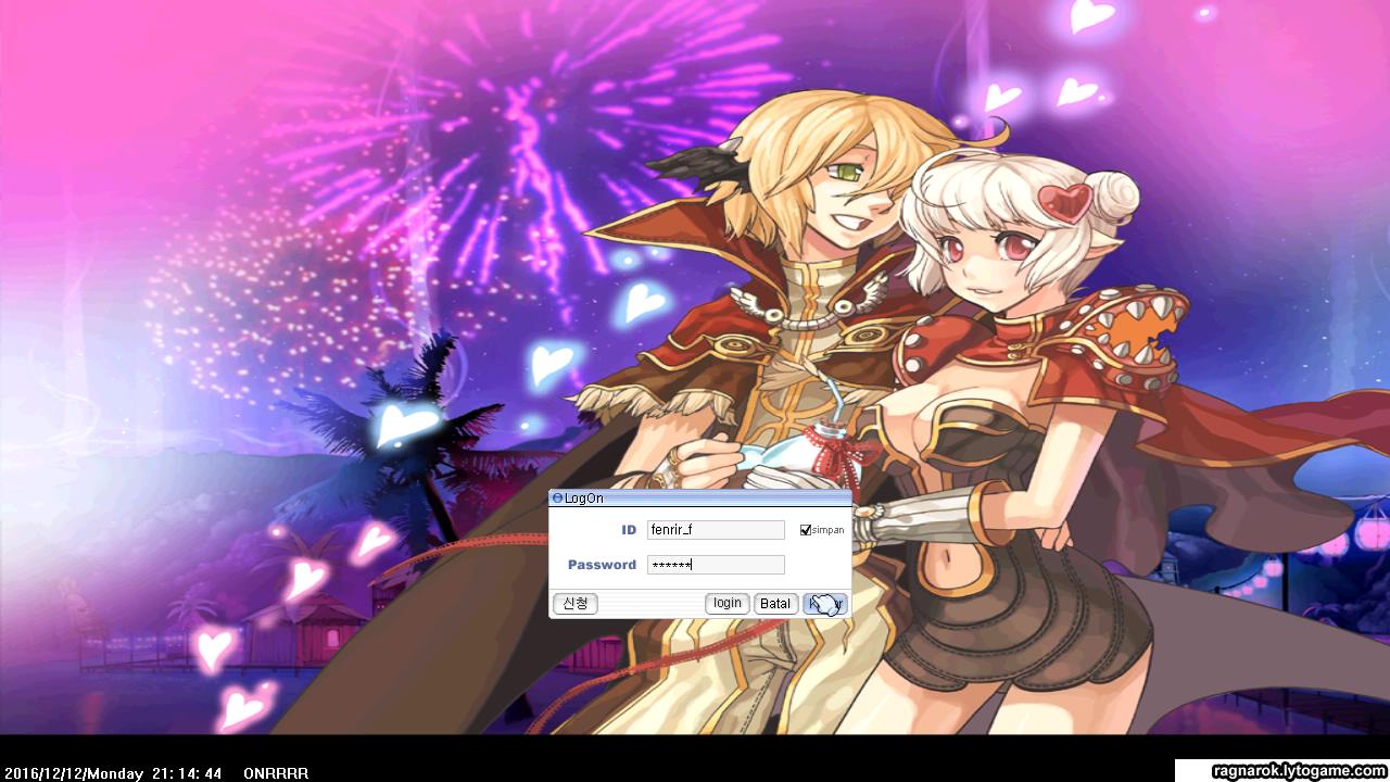 Mendaftarkan akun Ragnarok Offline menggunakan _m atau _f